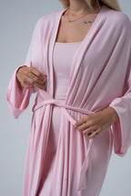 BALM Uzun Kimono — Pembe