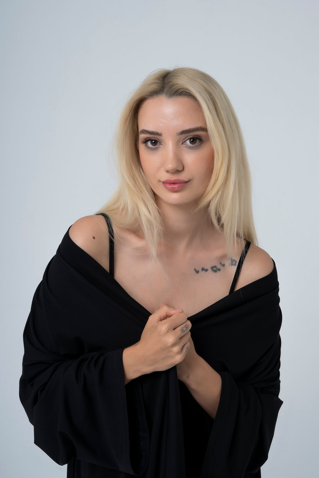 BALM Uzun Kimono — Siyah