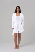 SOFT Kısa Kimono — Beyaz