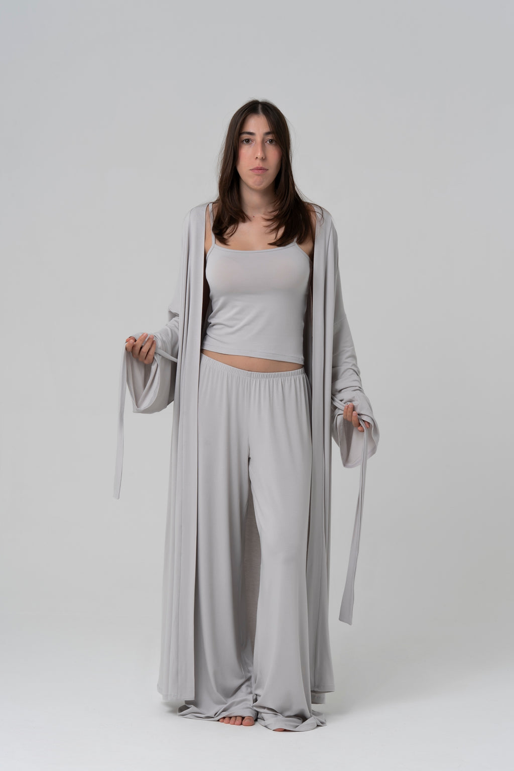 BALM Uzun Kimono — Gri
