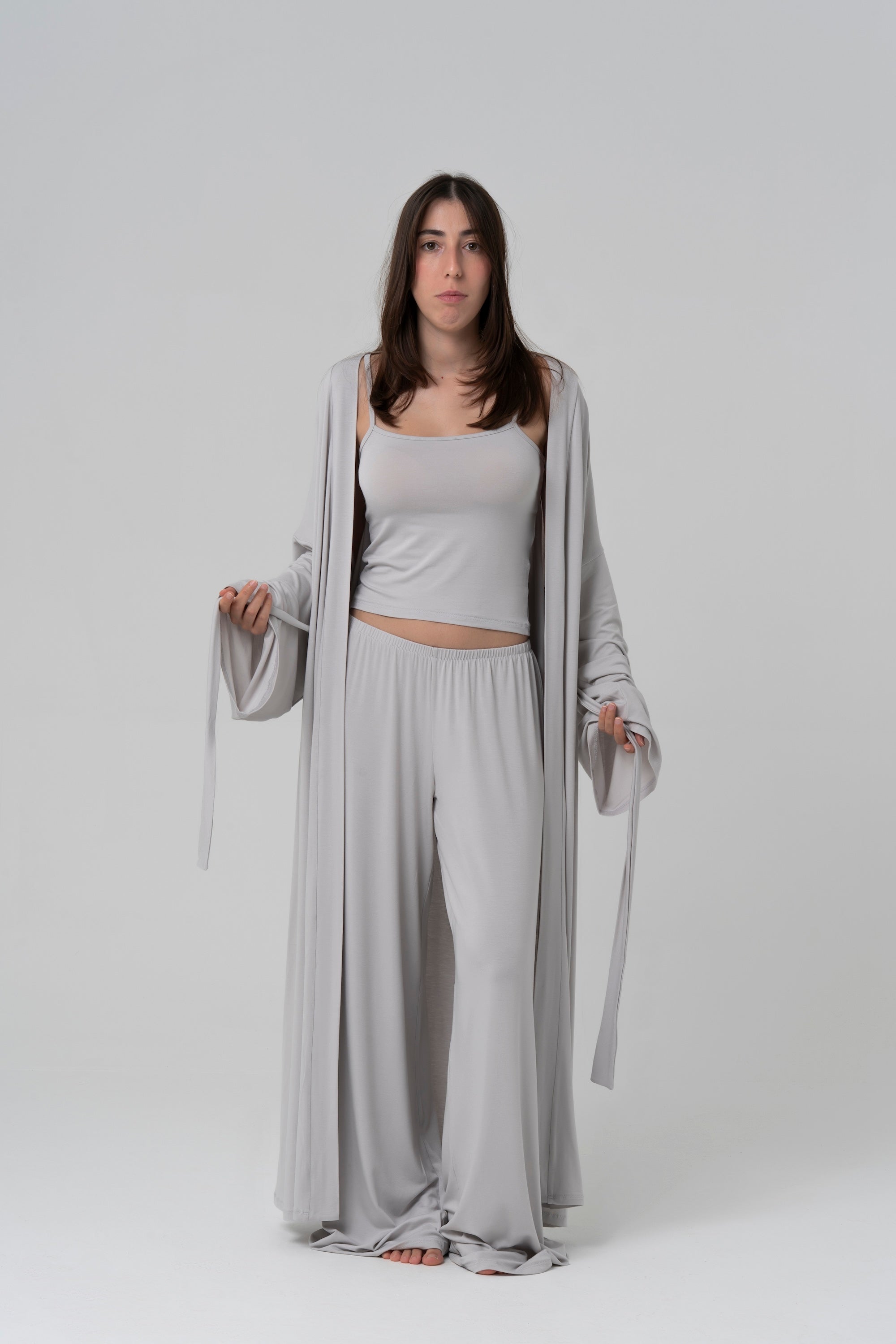 BALM Uzun Kimono — Gri