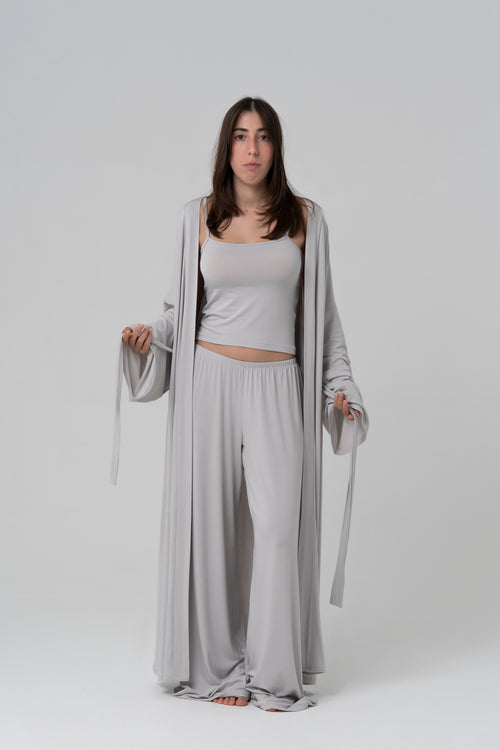 BALM Uzun Kimono — Gri