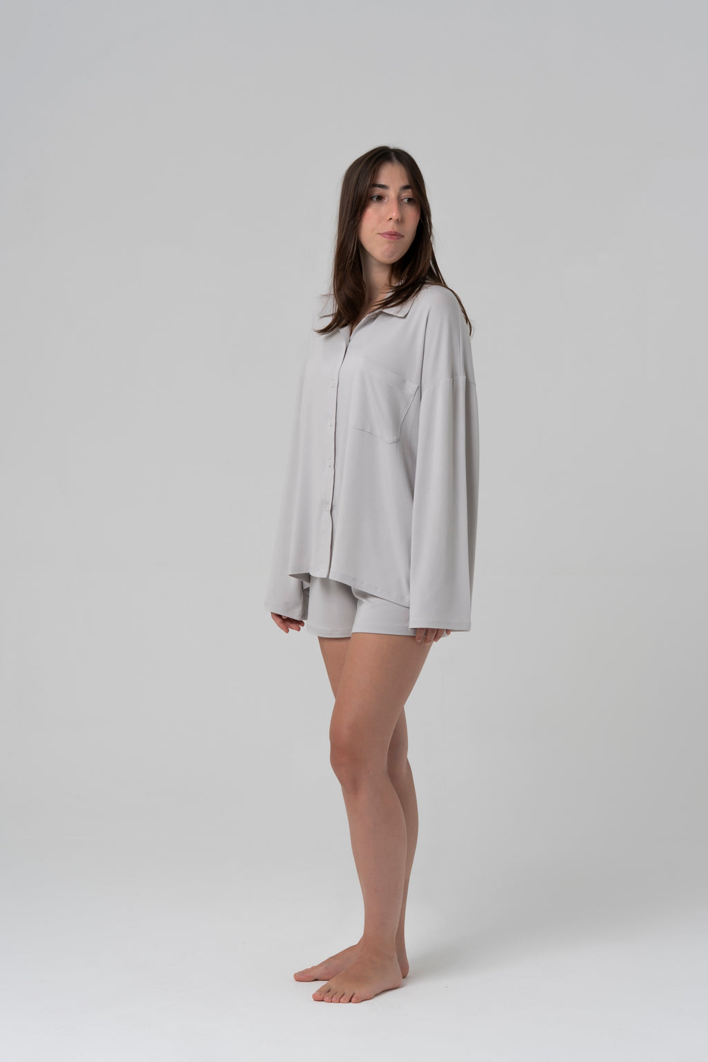 LULL Kısa Pijama — Gri