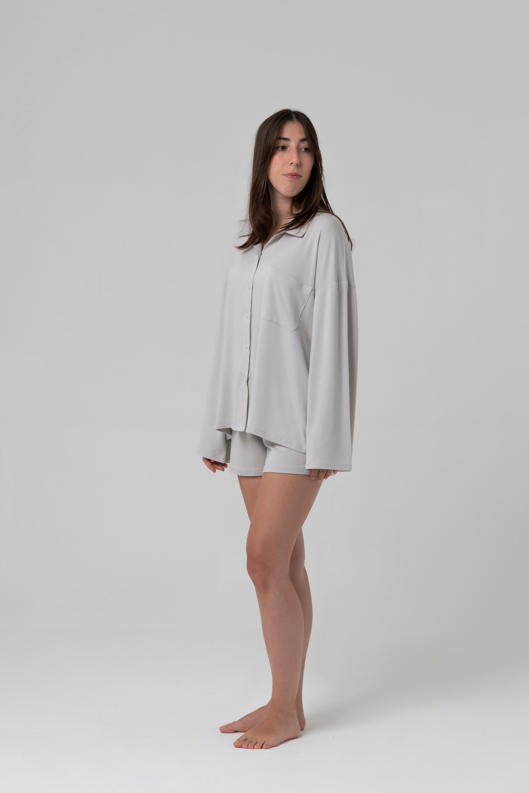 LULL Kısa Pijama — Gri