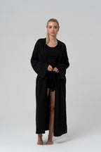 BALM Uzun Kimono — Siyah
