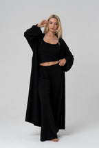 BALM Uzun Kimono — Siyah