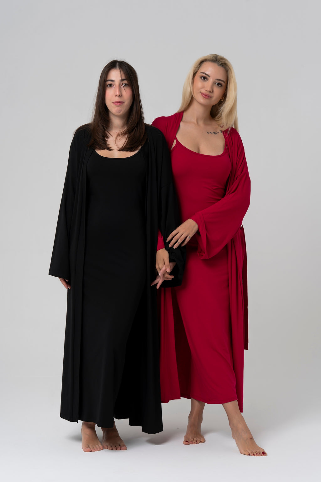 BALM Uzun Kimono — Kırmızı