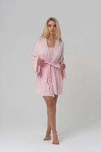 GLOW Kısa Elbise — Pembe