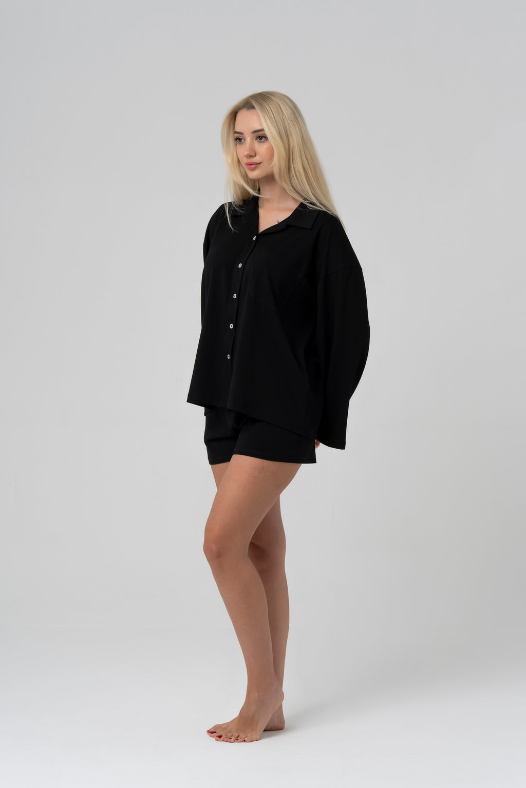 LULL Kısa Pijama - Siyah