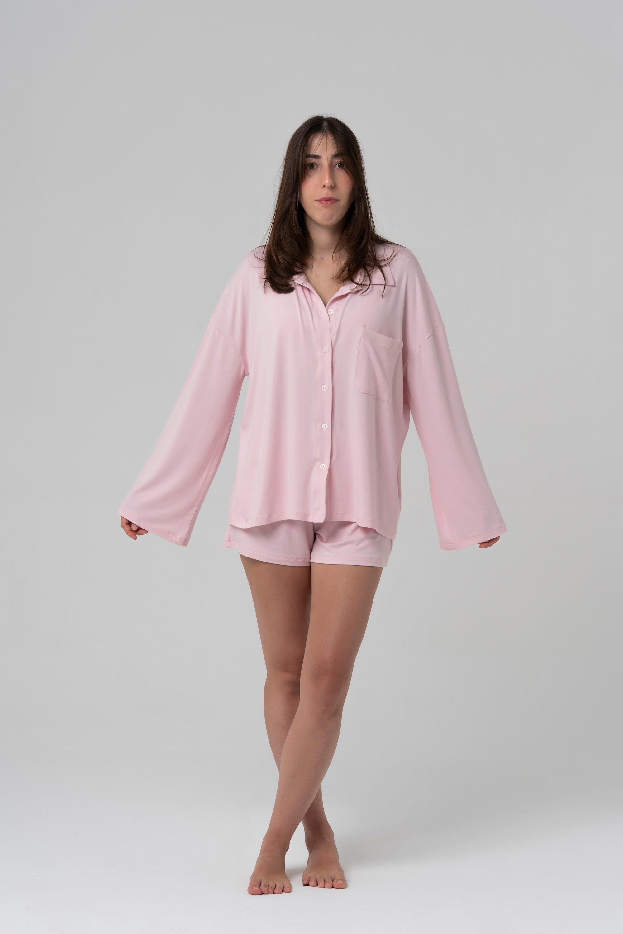 LULL Kısa Pijama - Pembe